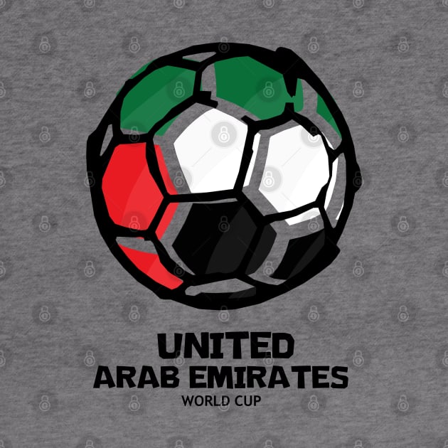 United Arab Emirates Football Country Flag by KewaleeTee